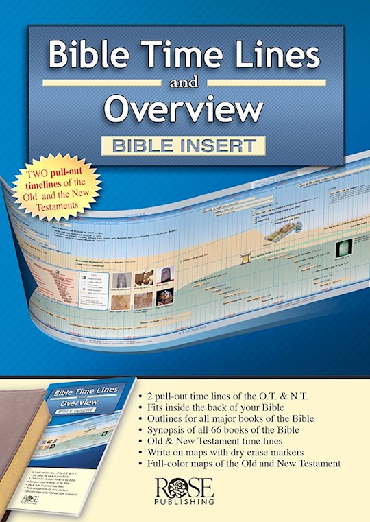 {=Bible Time Lines And Overview Bible Insert}