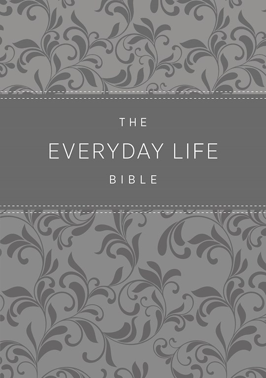 {=Amplified The Everyday Life Bible-Gray Euroluxe}