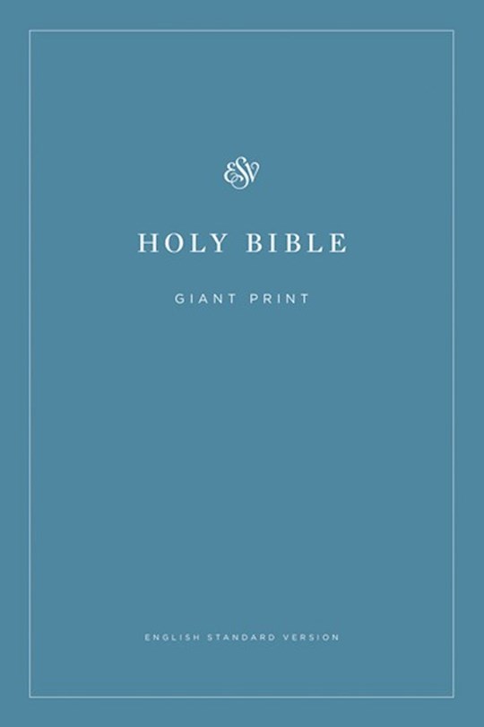{=ESV Economy Bible/Giant Print-Blue Softcover}