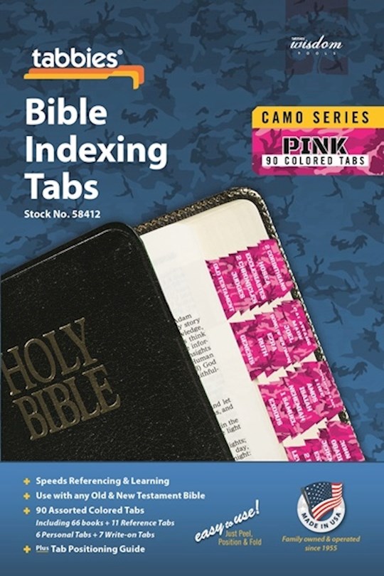 {=Bible Tab-Camo Series-Pink-Old & New Testament}