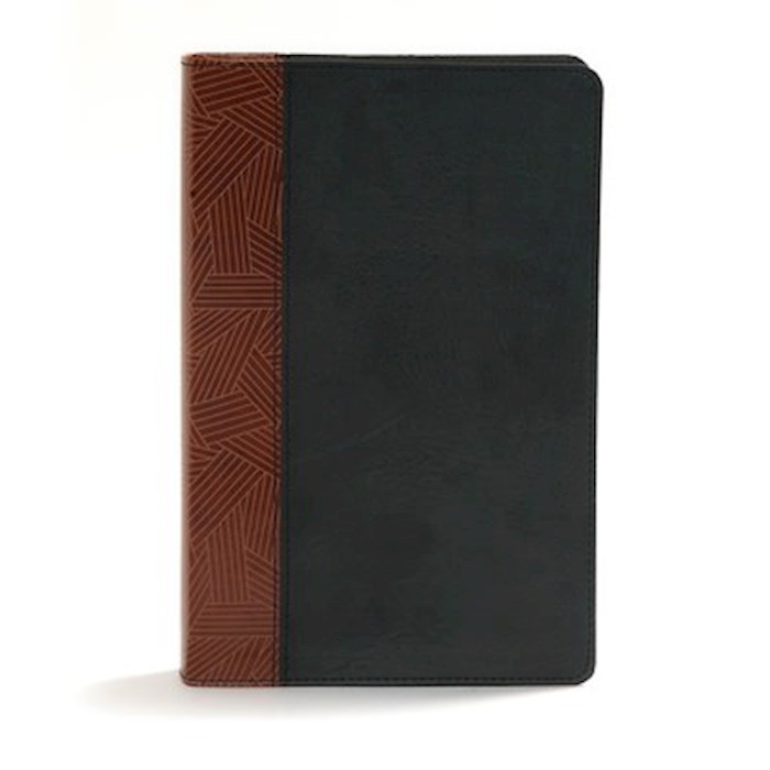 {=CSB Rainbow Study Bible-Black/Tan LeatherTouch Indexed}