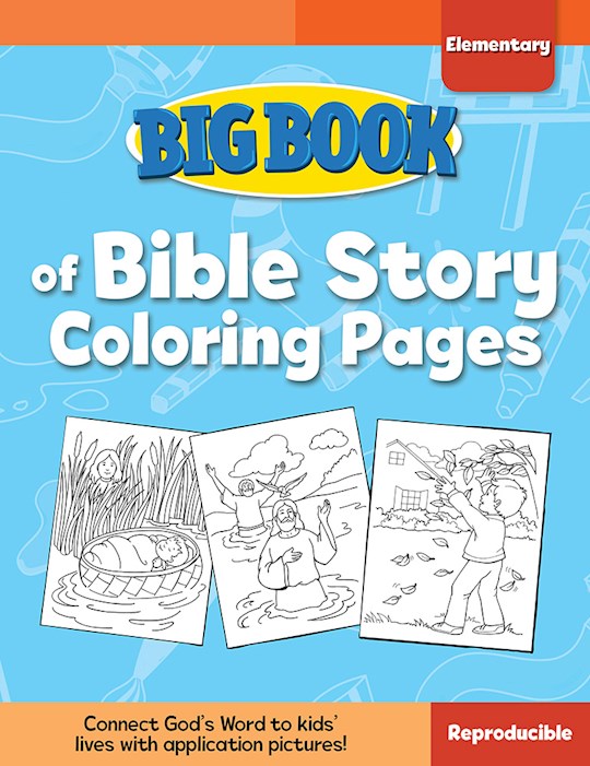 {=Big Book Of Bible Story Coloring Pages For Elementary Kids}