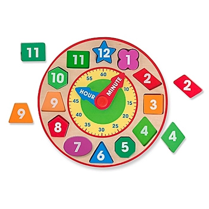 {=Shape Sorting Clock (13 Pieces) (Ages 3+)}
