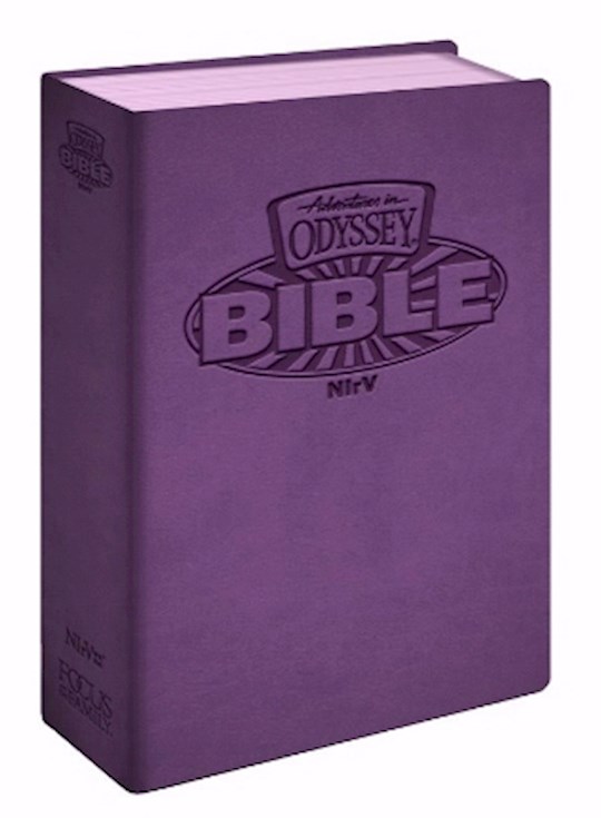 {=NIrV Adventures In Odyssey Bible-Purple Italian Leatherette}