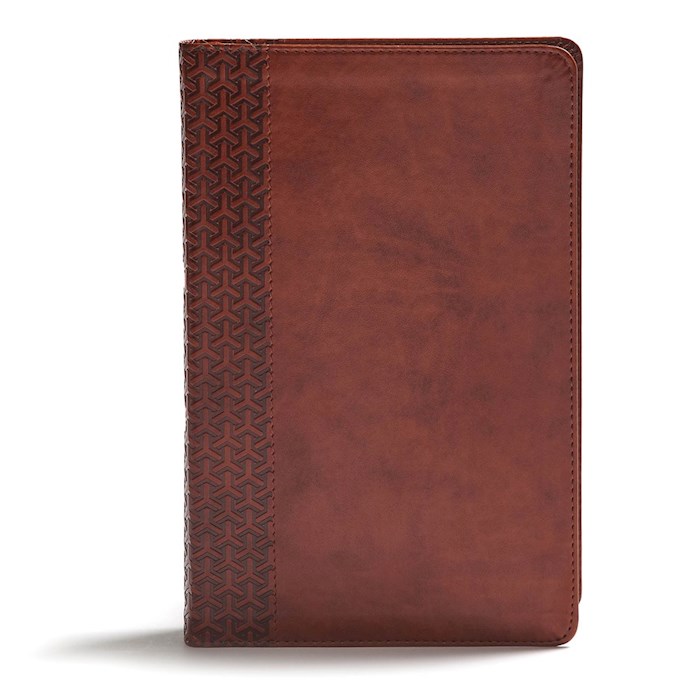 {=CSB Everyday Study Bible-British Tan LeatherTouch}