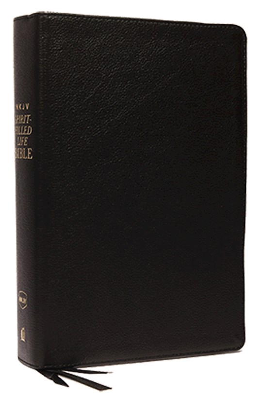 {=NKJV Spirit-Filled Life Bible (Third Edition) (Comfort Print)-Black Genuine Leather Indexed }