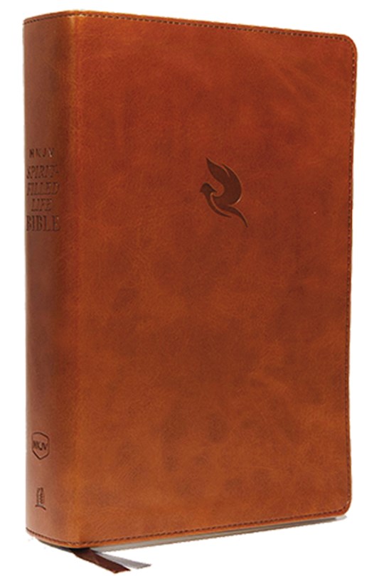 {=NKJV Spirit-Filled Life Bible (Third Edition) (Comfort Print)-Brown Leathersoft Indexed }