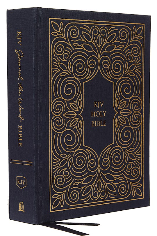 {=KJV Journal The Word Bible (Comfort Print)-Navy Hardcover}
