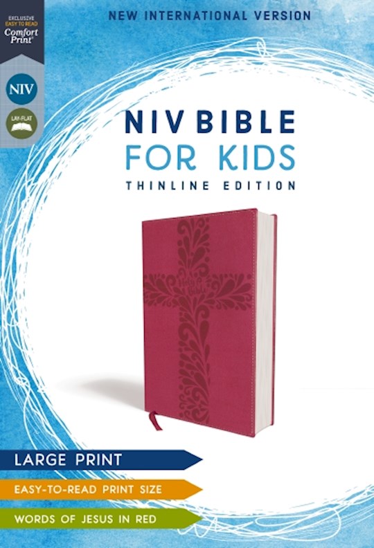 {=NIV Bible For Kids (Comfort Print)/Large Print-Pink Leathersoft}