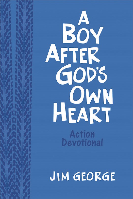 {=A Boy After God's Own Heart Action Devotional-Blue Milano Softone}
