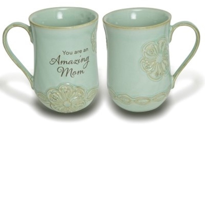 {=Mug-Pottery-Amazing Mom (14 Oz)}