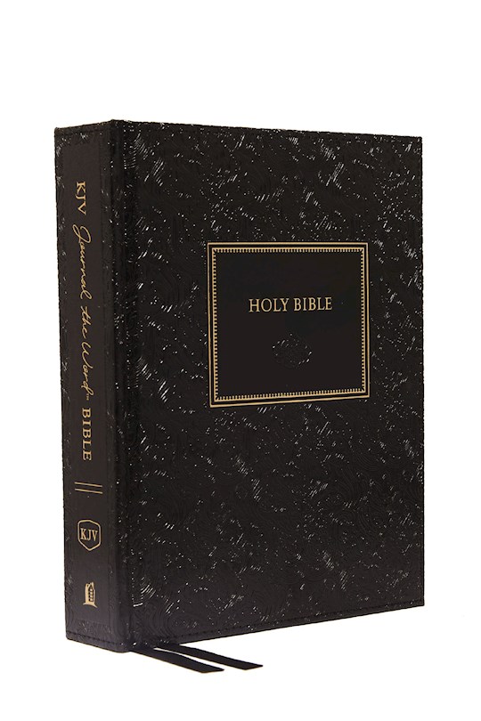 {=KJV Journal The Word Bible (Comfort Print)-Black Leathersoft }