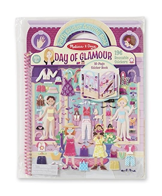 {=Activity Book-Puffy Sticker: Day Of Glamour (Ages 4+)}