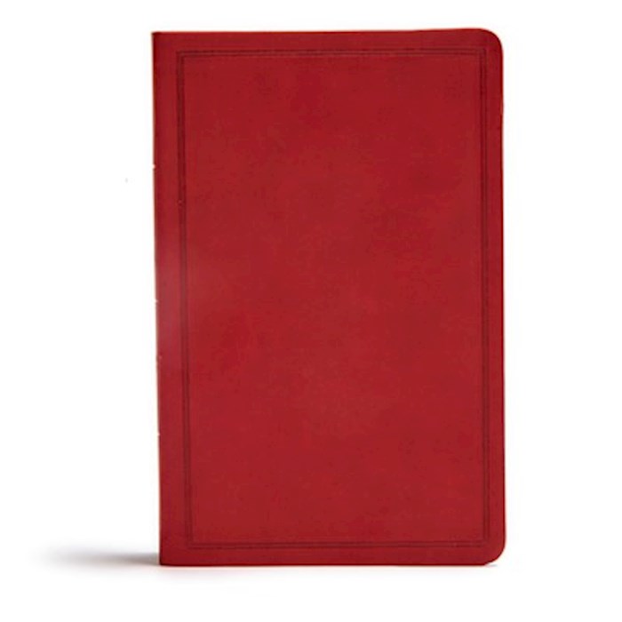 {=CSB Deluxe Gift Bible-Burgundy LeatherTouch}