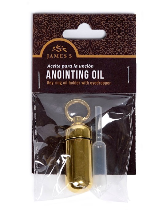 {=Anointing Oil Holder-Brass }