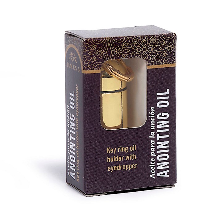 {=Anointing Oil Holder-Brass (Boxed)}
