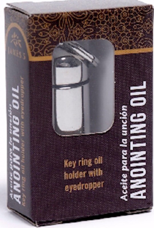 {=Anointing Oil Holder-Silver (Boxed)}