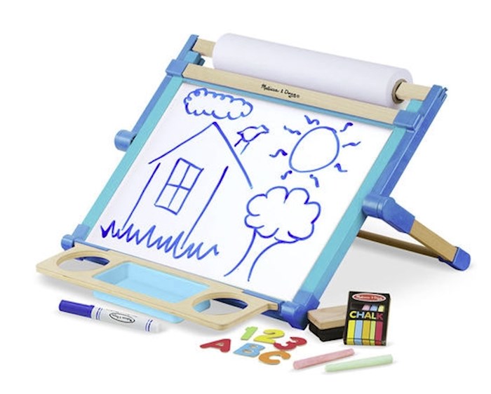 {=Arts & Crafts-Double-Sided Magnetic Tabletop Easel (Ages 3+)}