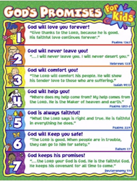 {=Chart-God's Promises For Kids (17" x 22")}