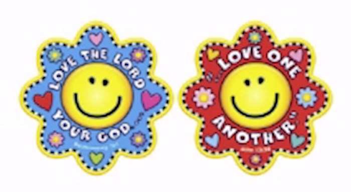 {=Two-Sided Decoration-Love The Lord (15" x 15")}