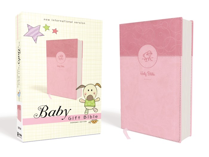 {=NIV Baby Gift Bible (Comfort Print)-Pink Leathersoft}
