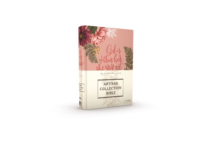 {=NIV Artisan Collection Bible (Comfort Print)-Pink Floral Cloth Over Board}