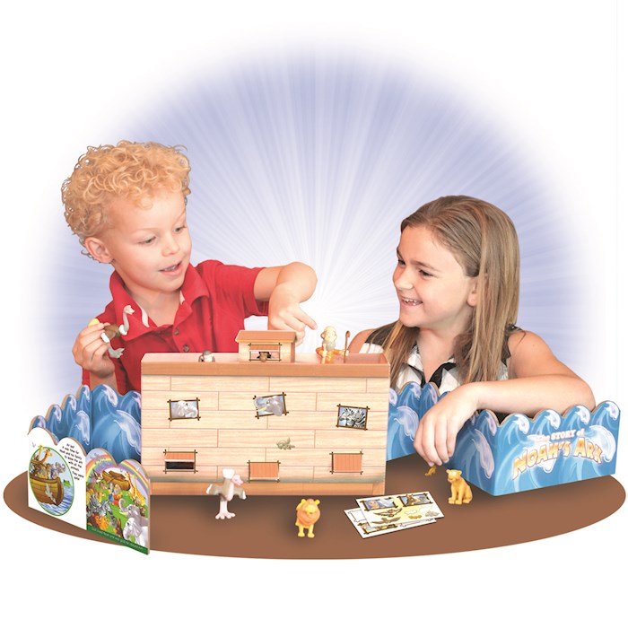 {=Toy-Playset-Tales Of Glory: Noah's Ark Build-A-Story}