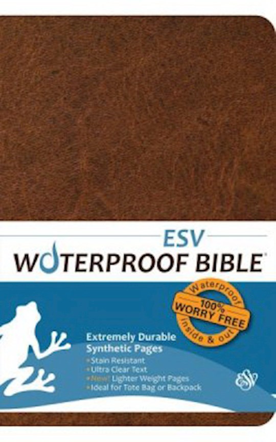 {=ESV Waterproof Bible-Brown}