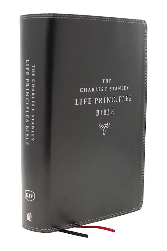 {=KJV Charles F. Stanley Life Principles Bible (2nd Edition) (Comfort Print)-Black Leathersoft Indexed}