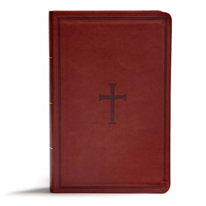 {=KJV Giant Print Reference Bible-Brown LeatherTouch}