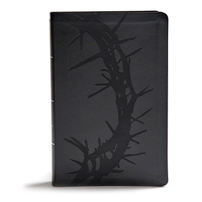 {=KJV Giant Print Reference Bible-Charcoal LeatherTouch}