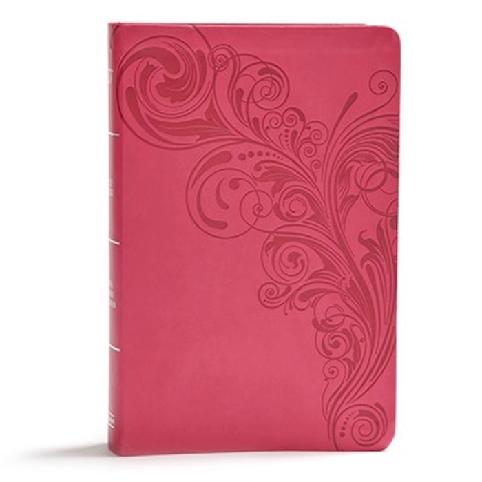{=KJV Giant Print Reference Bible-Pink LeatherTouch}