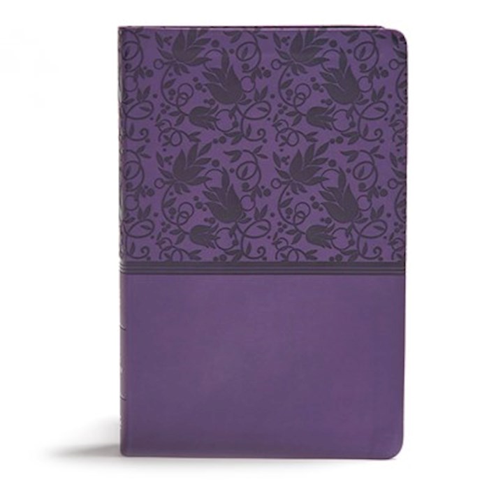 {=KJV Giant Print Reference Bible-Purple LeatherTouch}