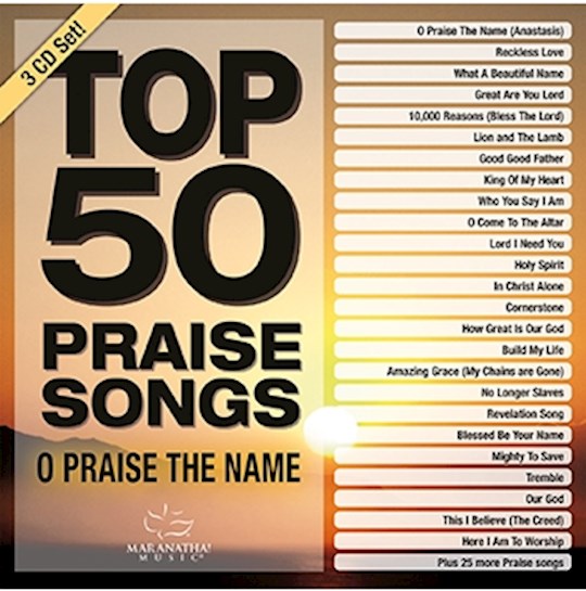 {=Audio CD-Top 50 Praise Songs-O Praise The Name (2 CD)}