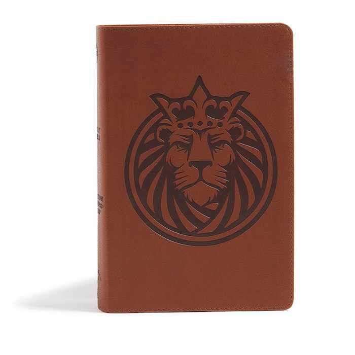 {=CSB Kids Bible-Brown Lion LeatherTouch}