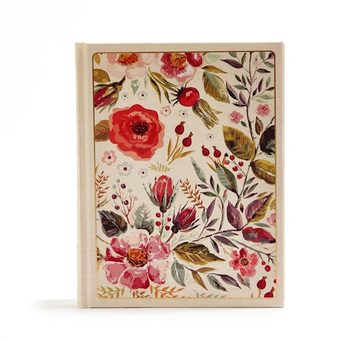{=CSB Notetaking Bible-Floral Cloth Over Board}