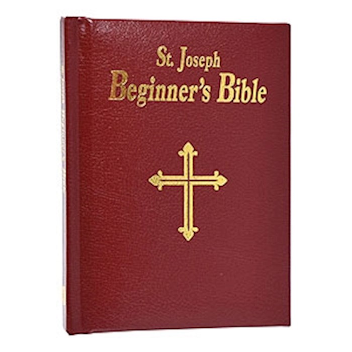 {=St. Joseph Beginner's Bible-Burgundy Bonded Hardcover}