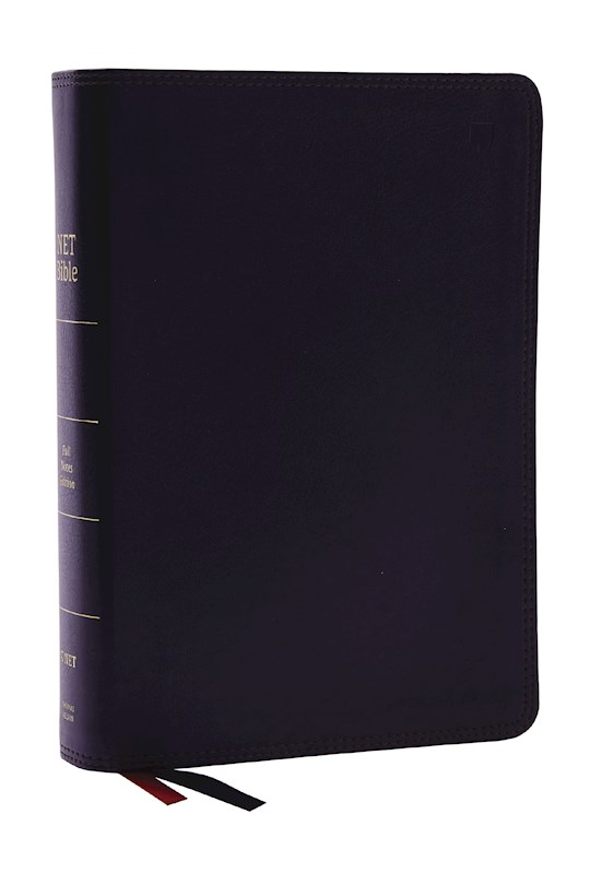 {=NET Bible (Full-Notes Edition) (Comfort Print)-Black Leathersoft Indexed}