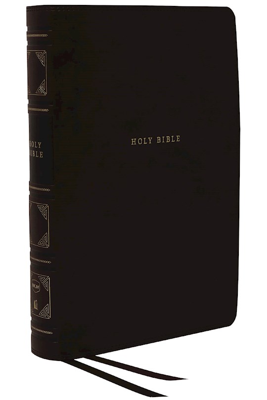 {=NKJV Center-Column Reference Bible (Comfort Print)-Black Leathersoft Indexed}