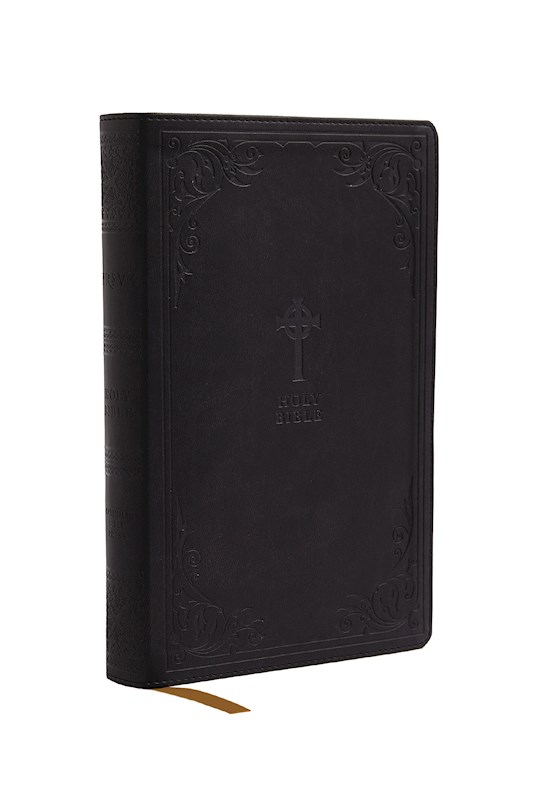 {=NRSV Catholic Gift Bible (Comfort Print)-Black Leathersoft}