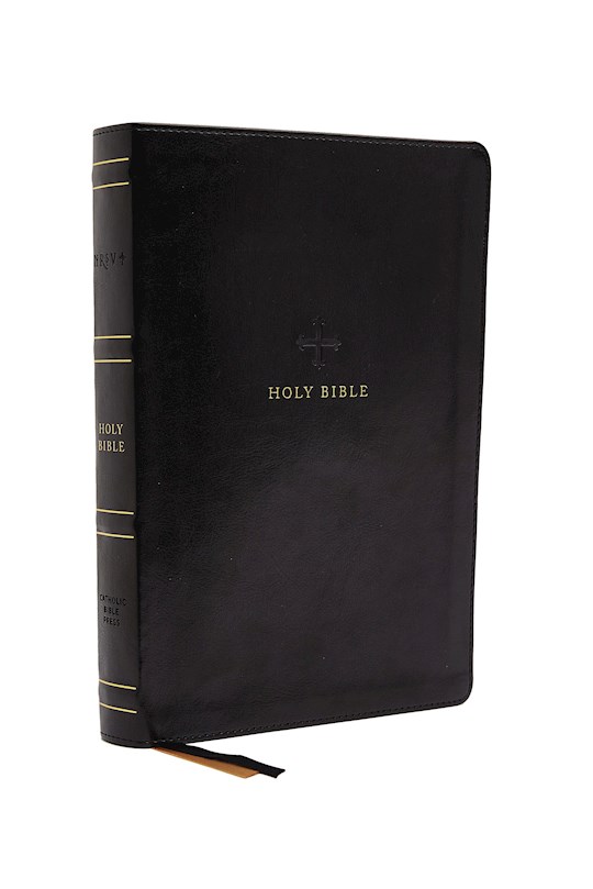 {=NRSV Catholic Bible/Large Print (Comfort Print)-Black Leathersoft}