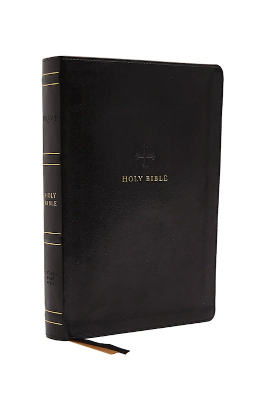 {=NRSV Catholic Bible/Personal Size (Comfort Print)-Black Leathersoft}