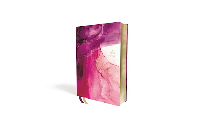 {=NIV Artisan Collection Bible (Comfort Print)-Pink Cloth Over Board}
