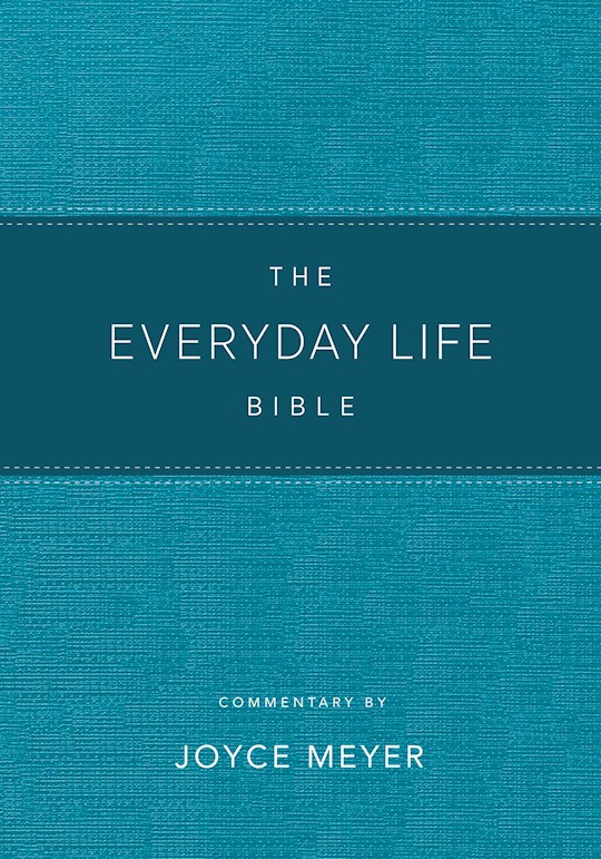 {=Amplified The Everyday Life Bible-Teal LeatherLuxe}