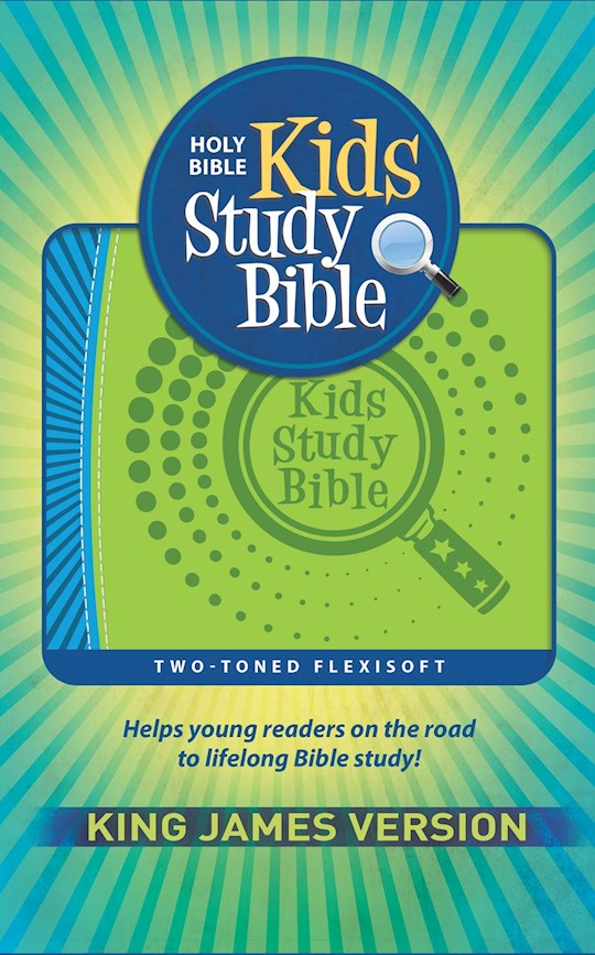 {=KJV Kids Study Bible-Blue/Green Flexisoft}