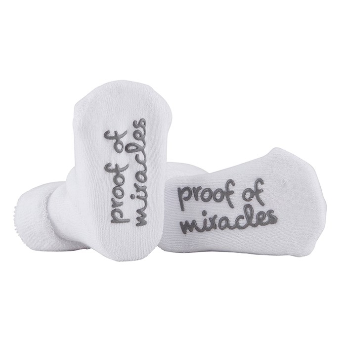 {=Inspirational Socks-Proof Of Miracles (3-12 Mo)}