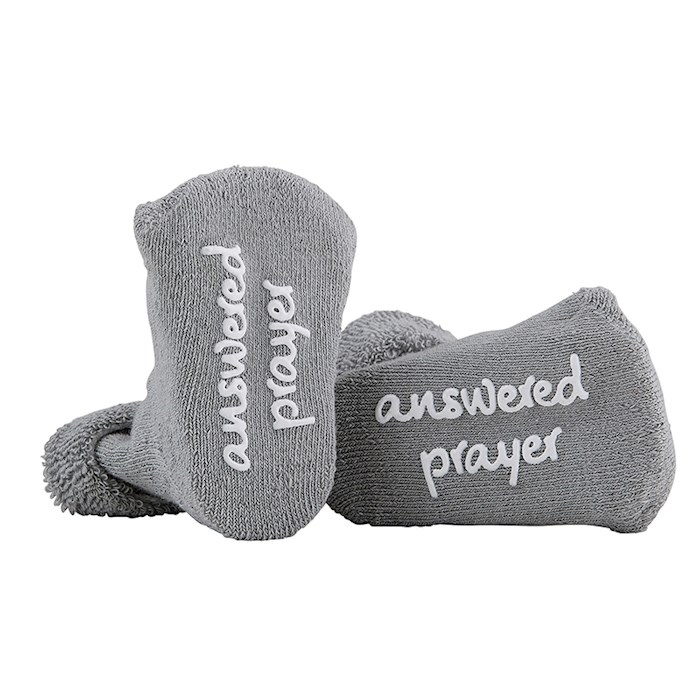 {=Inspirational Socks-Answered Prayer (3-12 Mo)}