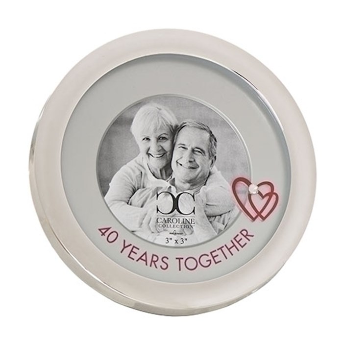 {=Frame-40 Years Together (5.25" Round)}