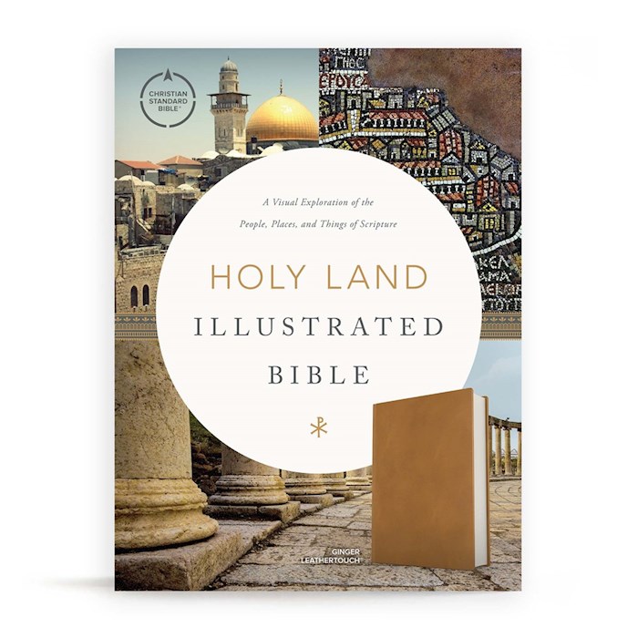 {=CSB Holy Land Illustrated Bible-Ginger LeatherTouch}