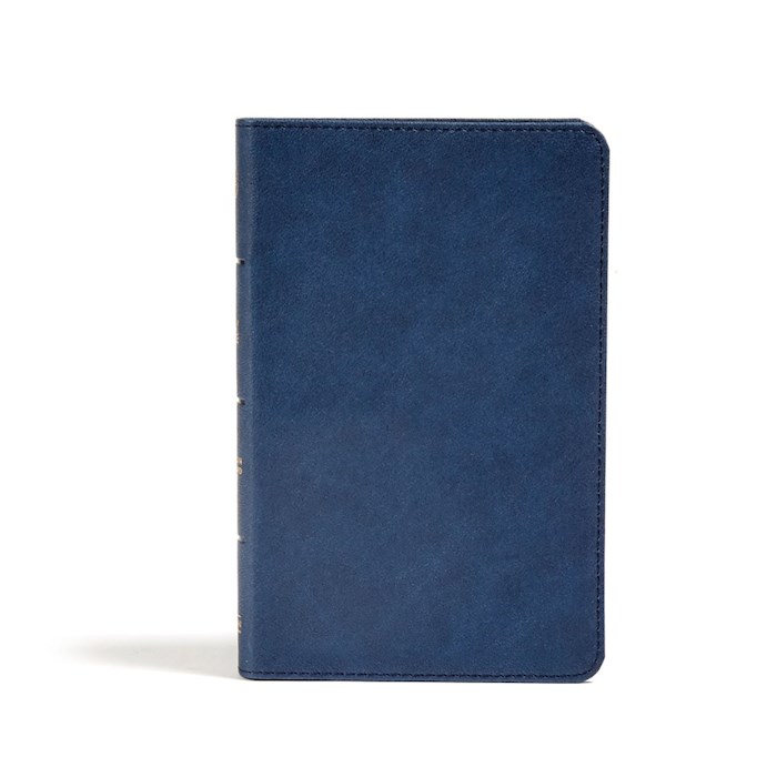 {=CSB Personal Size Bible-Navy LeatherTouch}